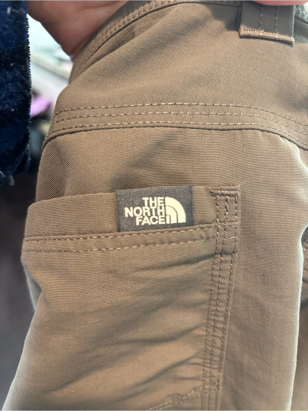 The North Face Men's Olive Green Nylon Cargo Pants Size 34